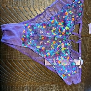 Savage X Fenty Multicolor Floral Lace Panties